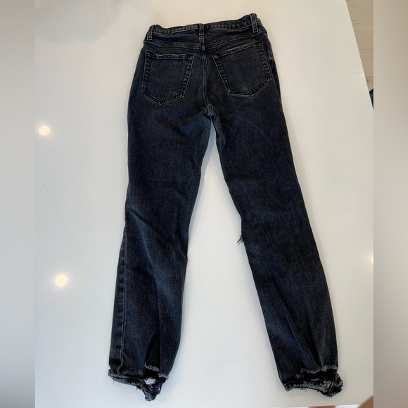 Abercrombie & Fitch Ultra High Rise Ankle Straight Jeans US27 - Picture 2 of 2